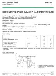 MH1SS1 datasheet pdf Tesla Elektronicke