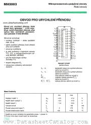 MH3003 datasheet pdf Tesla Elektronicke