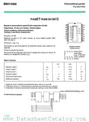 MH7489 datasheet pdf Tesla Elektronicke