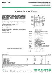 MH8224 datasheet pdf Tesla Elektronicke