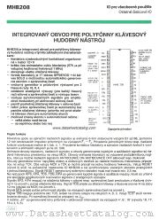 MHB208 datasheet pdf Tesla Elektronicke