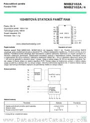 MHB2102A/4 datasheet pdf Tesla Elektronicke