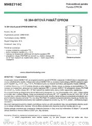 MHB2716C datasheet pdf Tesla Elektronicke