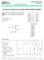 MHB4011 datasheet pdf Tesla Elektronicke