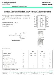 MHF4012B datasheet pdf Tesla Elektronicke