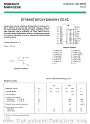 MHF4020B datasheet pdf Tesla Elektronicke