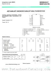 MHF4047B datasheet pdf Tesla Elektronicke