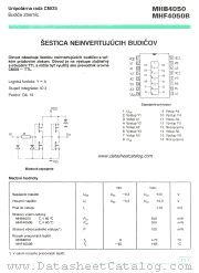 MHF4050B datasheet pdf Tesla Elektronicke