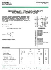 MHF4052B datasheet pdf Tesla Elektronicke