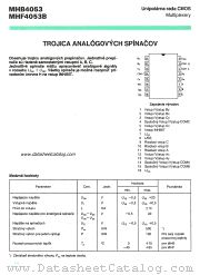 MHB4053 datasheet pdf Tesla Elektronicke