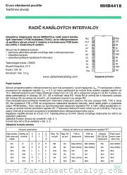 MHB4418 datasheet pdf Tesla Elektronicke