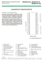 MHB8051H datasheet pdf Tesla Elektronicke