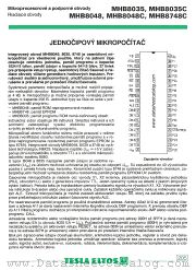 MHB8748C datasheet pdf Tesla Elektronicke