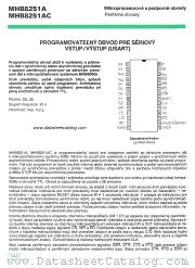 MHB8251A datasheet pdf Tesla Elektronicke