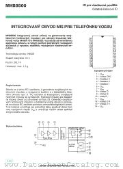 MHB9500 datasheet pdf Tesla Elektronicke