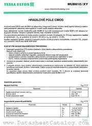 MUB810 datasheet pdf Tesla Elektronicke