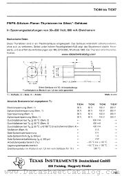 TIC46 datasheet pdf Texas Instruments