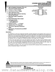 TPA0243 datasheet pdf Texas Instruments