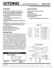 KM3701AD datasheet pdf TOKO