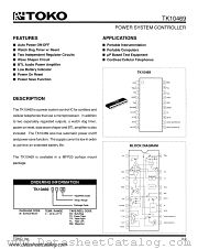 TK10469M datasheet pdf TOKO