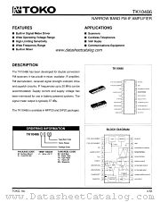 TK10486D datasheet pdf TOKO