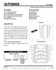 TK10581M datasheet pdf TOKO