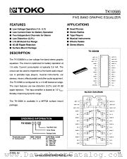 TK10585 datasheet pdf TOKO