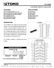 TK10586 datasheet pdf TOKO