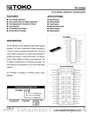 TK10590 datasheet pdf TOKO