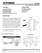 TK10650M datasheet pdf TOKO