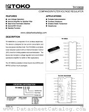 TK10658 datasheet pdf TOKO