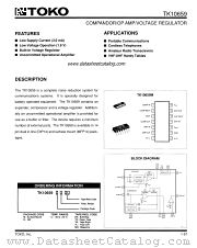 TK10659M datasheet pdf TOKO