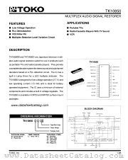 TK10850D datasheet pdf TOKO