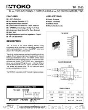 TK15023 datasheet pdf TOKO