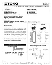 TK15027 datasheet pdf TOKO