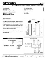 TK15062Z datasheet pdf TOKO