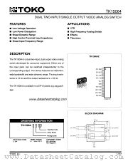 TK15064Z datasheet pdf TOKO