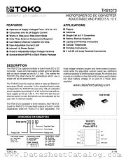 TK81073M datasheet pdf TOKO