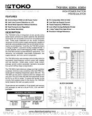 TK81854 datasheet pdf TOKO