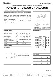 TC4030BF datasheet pdf TOSHIBA