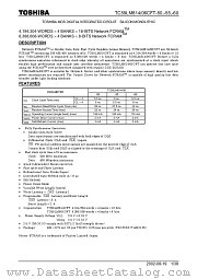 TC59LM814CFT-60 datasheet pdf TOSHIBA