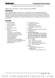 TC58FVM6B2AFT65 datasheet pdf TOSHIBA