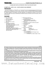 TC58FVT321XB-70 datasheet pdf TOSHIBA