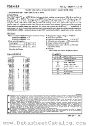 TC55V16100FTI-12 datasheet pdf TOSHIBA