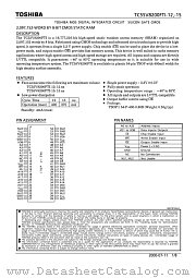 TC55V8200FTI-12 datasheet pdf TOSHIBA