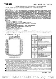 TC55V16176FF-150 datasheet pdf TOSHIBA