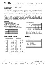 TC554001AFI-85 datasheet pdf TOSHIBA