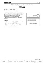 T6L52 datasheet pdf TOSHIBA