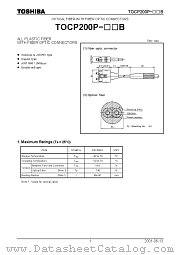 TOCP200P-[][]B datasheet pdf TOSHIBA