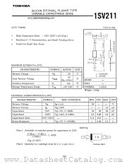 1SV211 datasheet pdf TOSHIBA